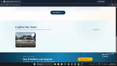 Choose a Tour tutorial animation